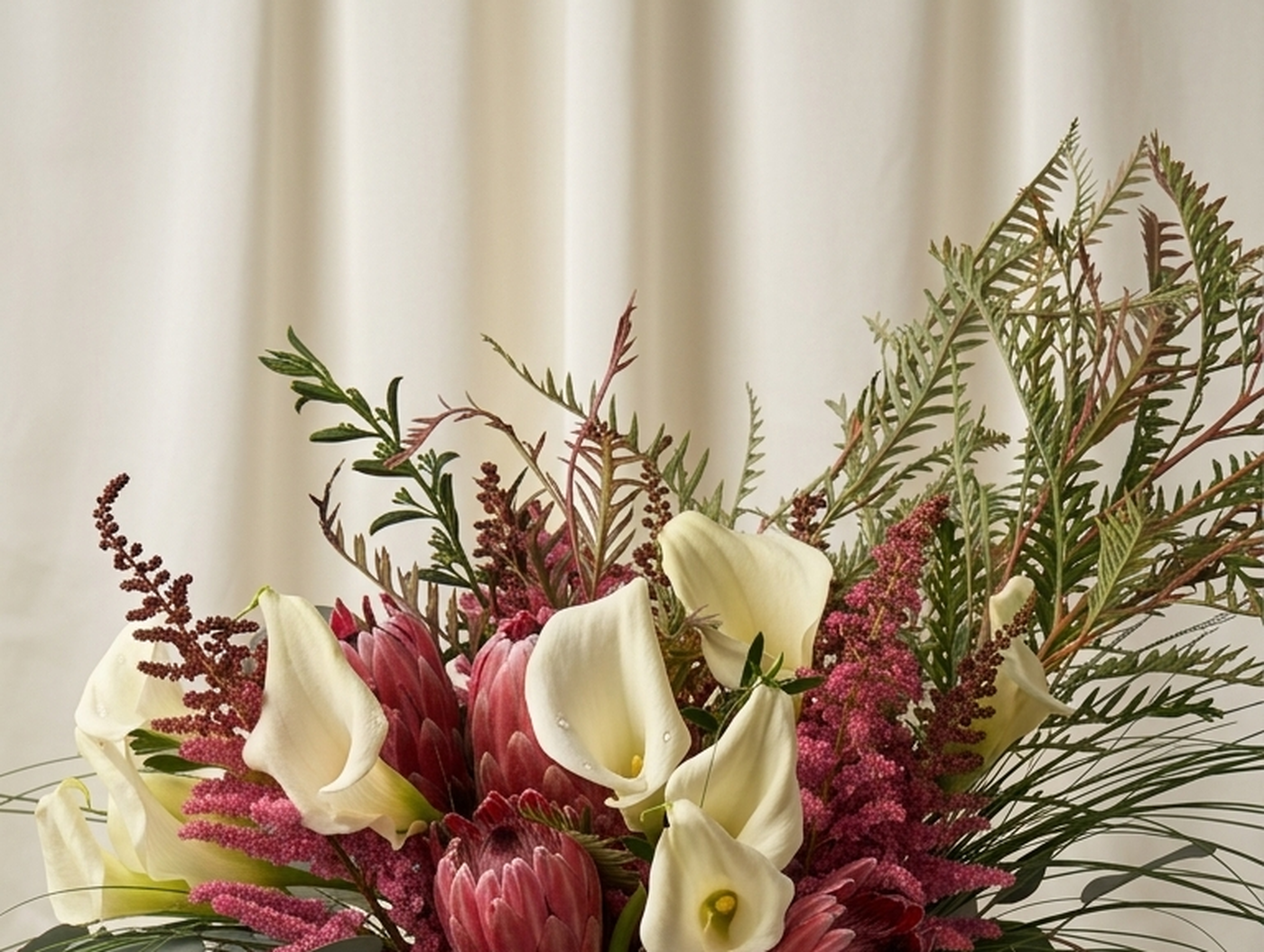 Hand-tied Garden bouquet by Littlewild Petal Studio